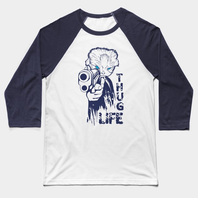 Thug Life Design Baseball T-Shirt by teespotfashions